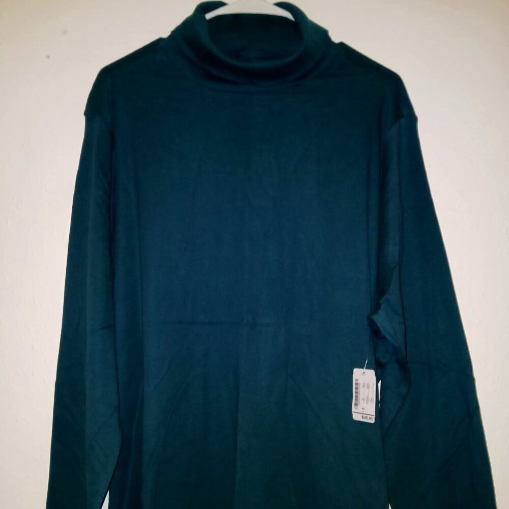 Christopher & Banks Dark Green Turtleneck – Size 3XL – NWT